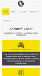Mobile Screenshot of andrewcoco.com